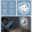 Enchufe con multiples puertos usb, Cubo del enchufe de 3 USB, extensor de enchufe de pared con 3 salidas de CA y tipo C, base múltiple enchufes sin cable - EBEPEX