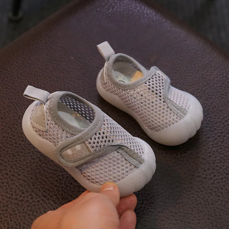 Zapatos para niños transpirables, Zapatos deportivos de malla transpirable para niños y niñas, calzado informal de suela suave - EBEPEX