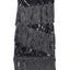 Black Strapless Fringe Skinny Sequin Dress