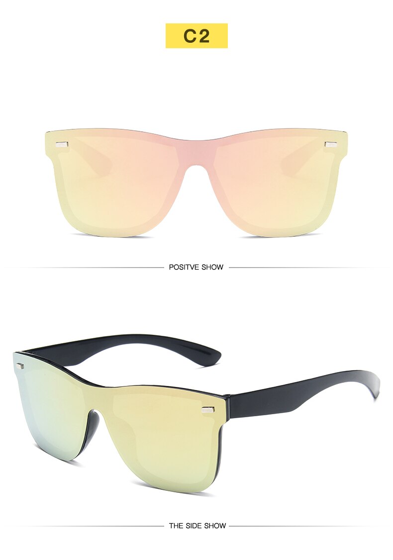 Gafas de sol polarizadas con lentes de espejo de color - EBEPEX