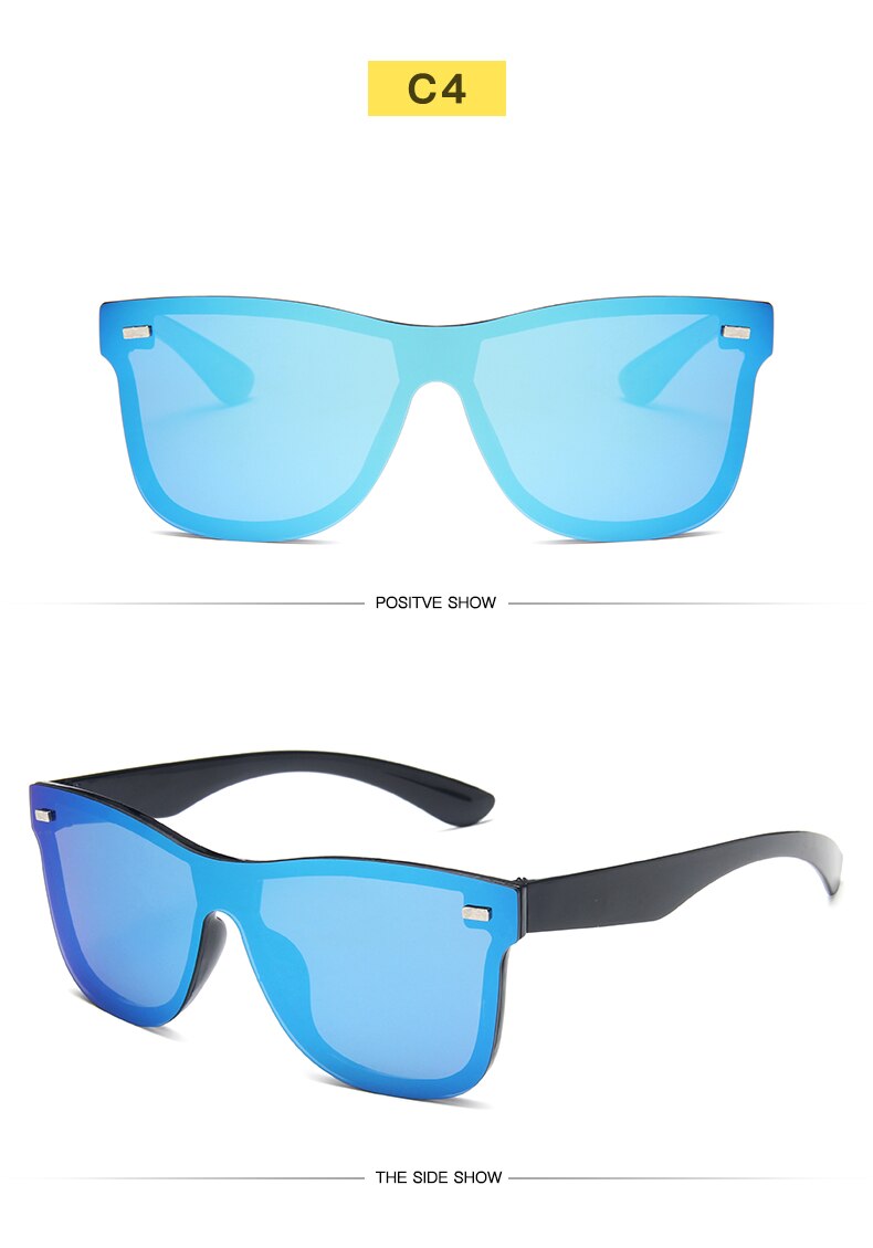 Gafas de sol polarizadas con lentes de espejo de color - EBEPEX