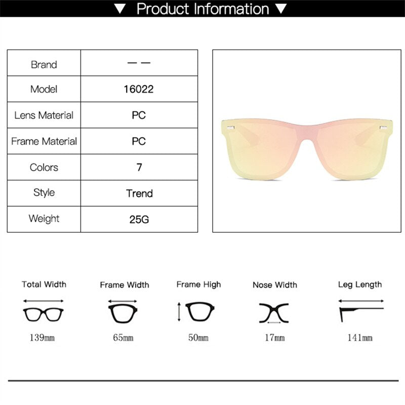 Gafas de sol polarizadas con lentes de espejo de color - EBEPEX