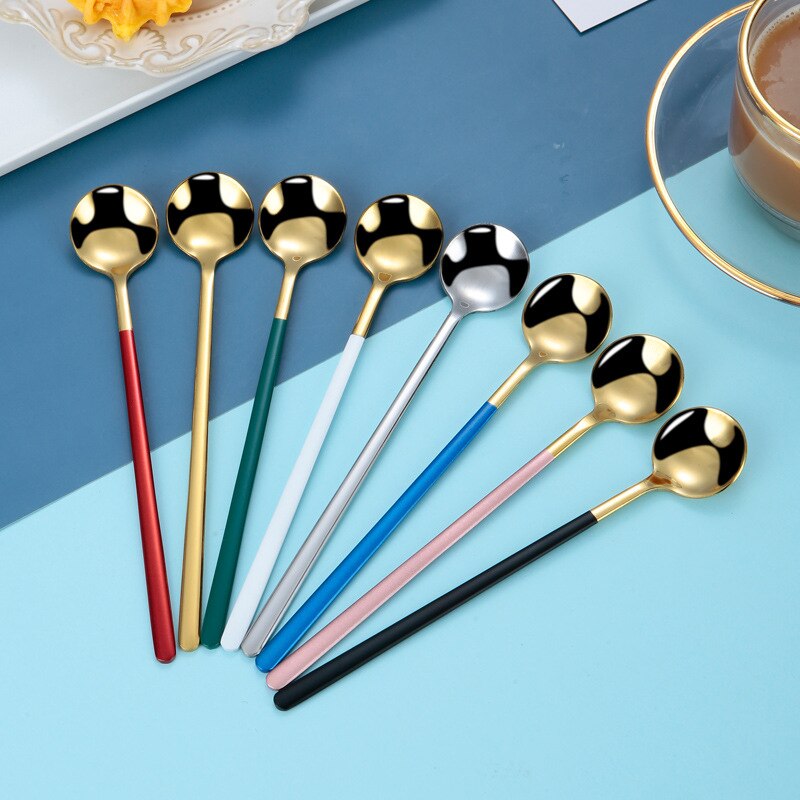 Cucharillas de te largas de color - EBEPEX