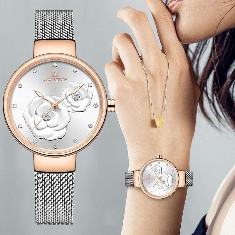 Reloj de lujo mujer clásico