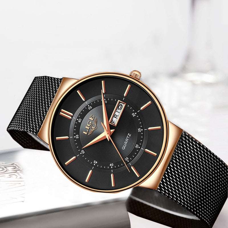 Reloj de lujo acero inoxidable