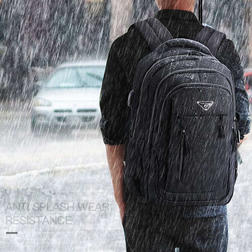 Mochila de varios compartimentos con USB