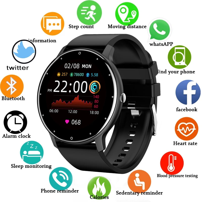 Reloj inteligente deportivo con pantalla táctil - EBEPEX