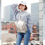 Mochila en forma de Jacket de cuero para mujer - EBEPEX