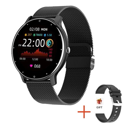 Comprar Reloj inteligente para hombre con pantalla completamente táctil,  reloj deportivo deportivo IP67 resistente al agua con Bluetooth para  Android ios, reloj inteligente para hombre + caja