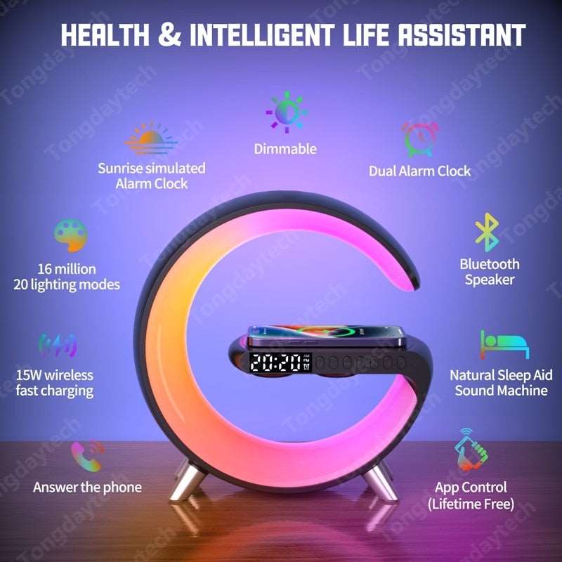 Cargador inalámbrico de móviles multifuncional