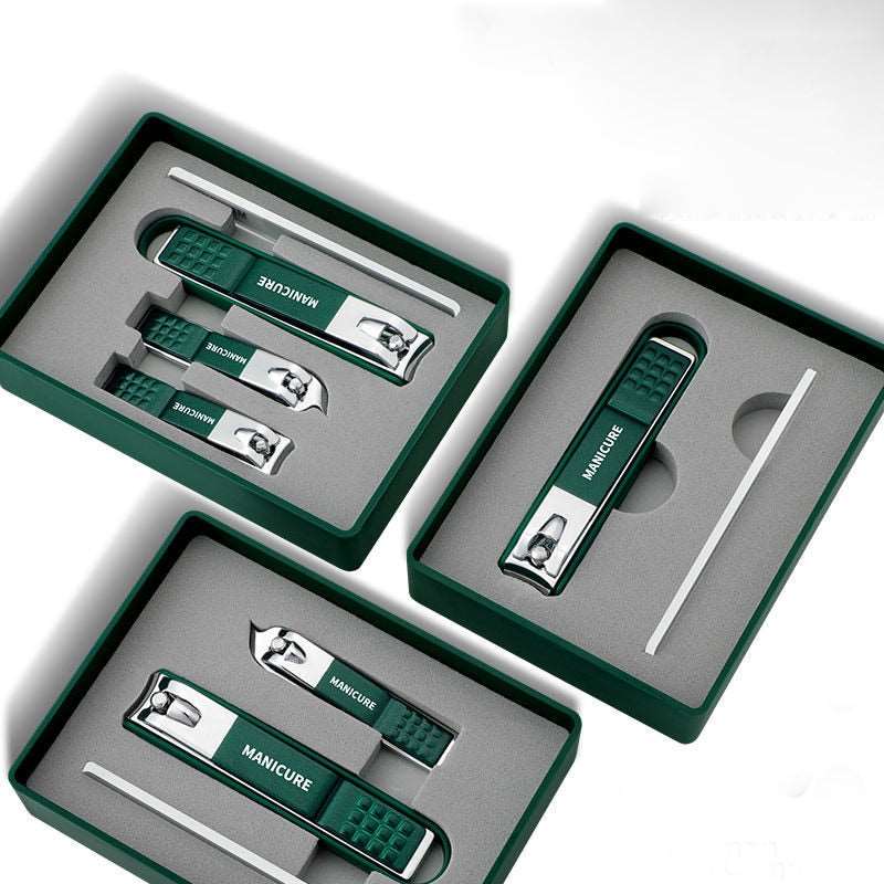 Juego de corta uñas de acero inoxidable de 3 Piezas