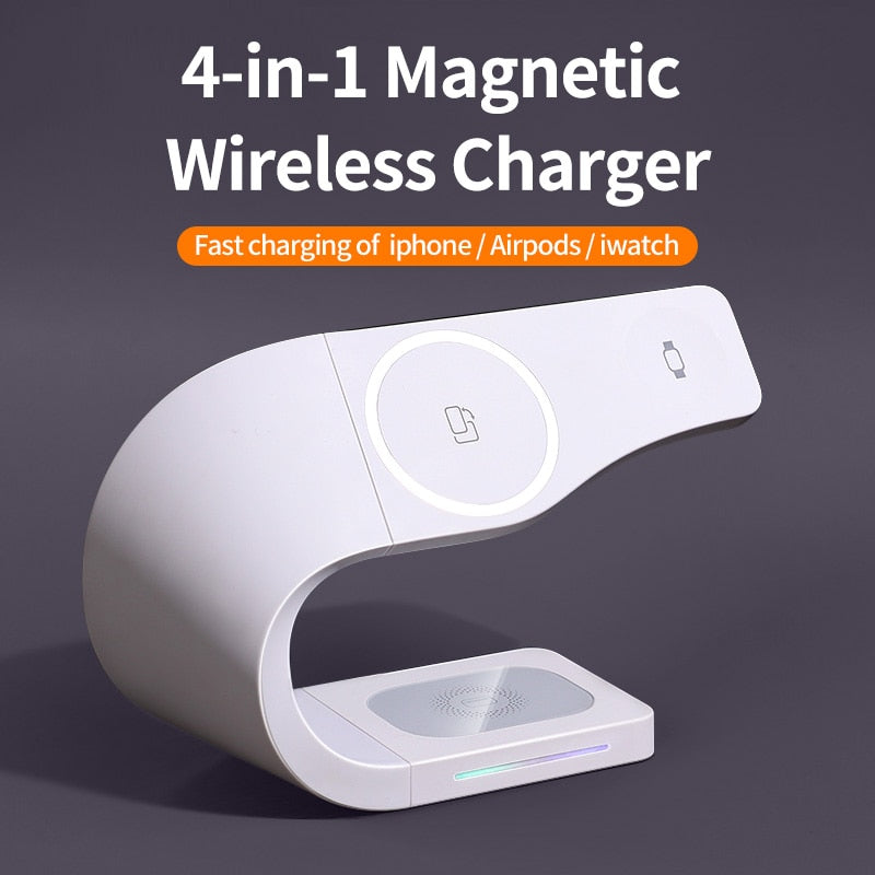 Cargador de iPhone inalámbrico 4 en 1 - EBEPEX
