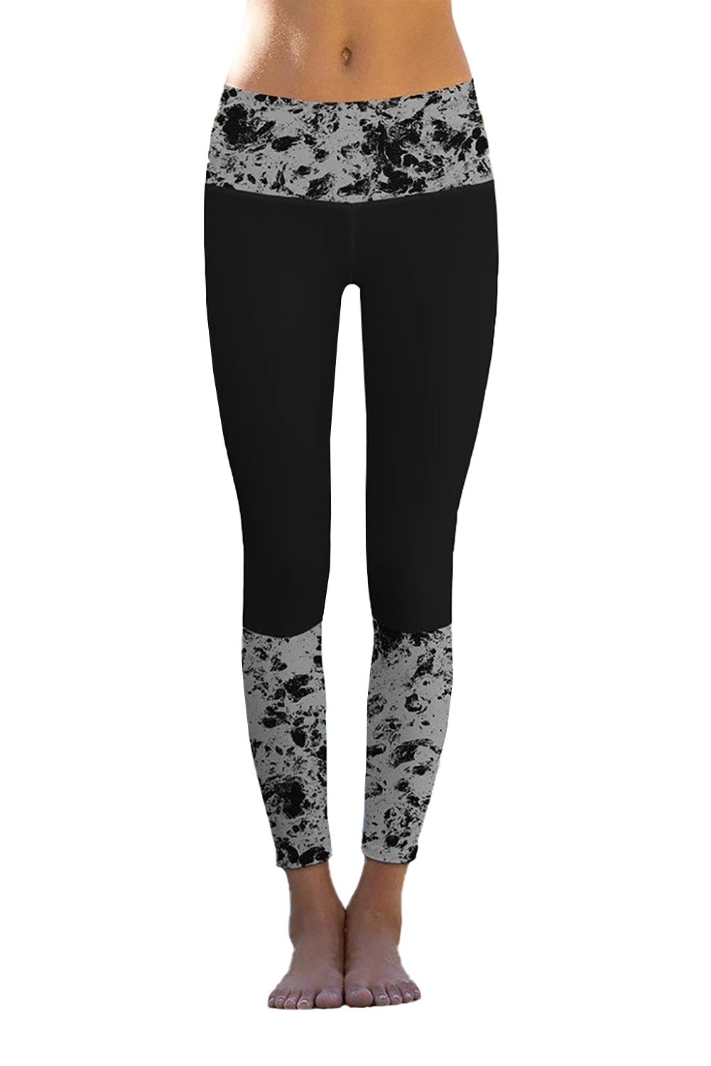 Leggings de yoga con detalles florales estampados - EBEPEX