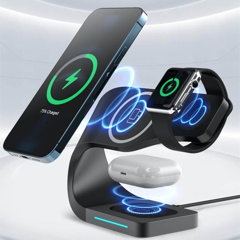Cargador de iPhone inalámbrico 4 en 1 - EBEPEX