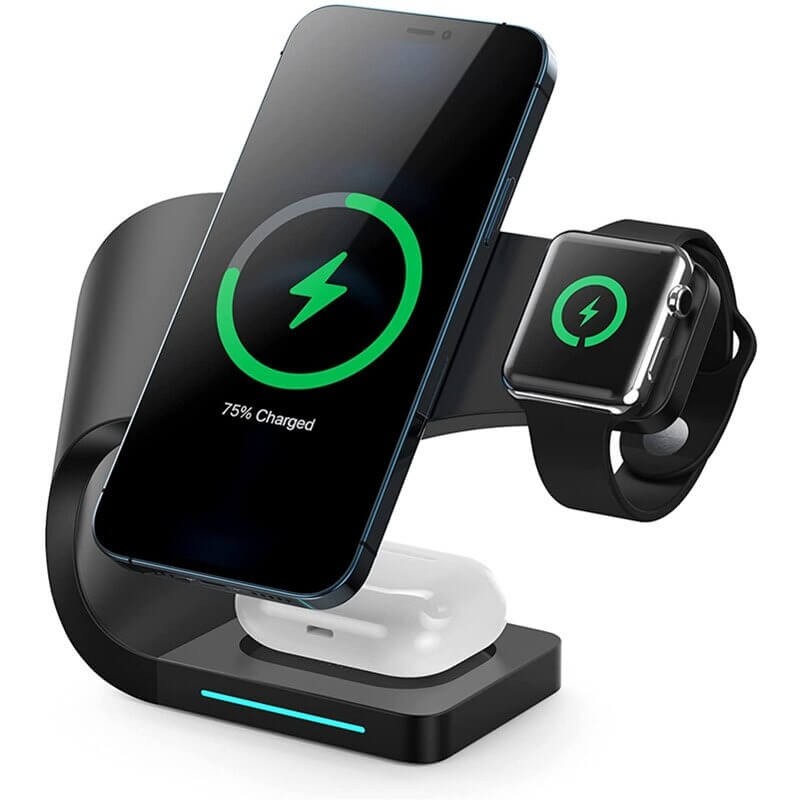 Cargador de iPhone inalámbrico 4 en 1 - EBEPEX
