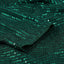 Green Sequin Deep V Neck Side Shirring Long Sleeve Mini Dress
