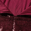 Wine Red Sequin Side Slit Cami Dress - EBEPEX