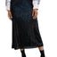 Falda midi ceñida al cuerpo con cintura alta y lentejuelas negras - EBEPEX